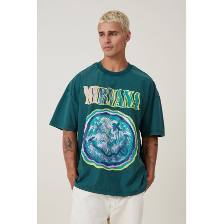 Nirvana Men's Vintage Oversized T-Shirt