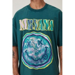 Nirvana Men's Vintage Oversized T-Shirt