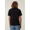 Men's Black Loose Fit Art T-Shirt