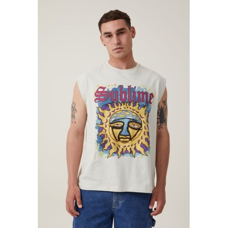 Men's Graphic Tees  Oversized Muscle Tank