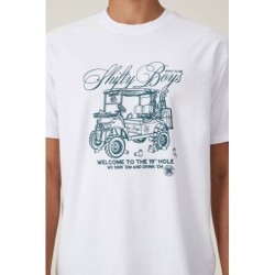 Men's Premium Loose Fit Art Car pattern T-Shirt