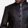 Drakeshire Brown Leather Jacket