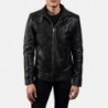 Legacy Black Leather Biker Jacket