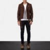 Allaric Alley Mocha Suede Biker Jacket