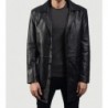 Classmith Black Leather Coat