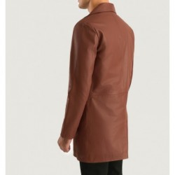 Classmith Brown Leather Coat