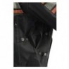 Milwaukee Burnt Leather and Textile Armored Motorcycle Jacket for Men