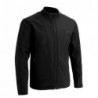 The Bikers Zone Heated BZ2862 Black Soft-Shell Jacket with 12V Battery