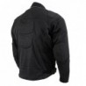 Men’s Caliber Black Mesh Motorcycle Jacket with X-Armor Protection