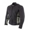 Men's 'Phantom Rider' Black Advanced Mesh Sports Motorcycle Jacket