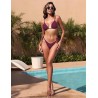 Women's Triangle Bikini Floral String Two Piece Swimsuit Bathing Suits