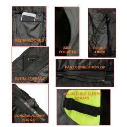 Mens Hi Vis Grey and Orange Racer Nylon Jacket