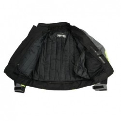 Men's Hi Vis Racer Nylon Motorcycle Jacket