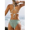 Women's 2 Piece Bikini Set Back Braided Straps