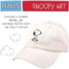 Concept One Peanuts Snoopy Dad Hat, Adult Baseball Cap with Curved Brim