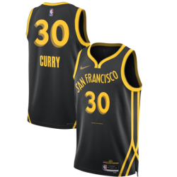 Golden State Warriors Stephen Curry Nike Black 2023/24 Swingman Jersey