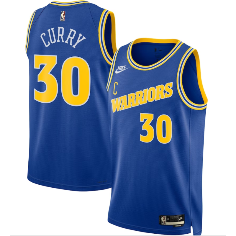 Men's Golden State Warriors Stephen Curry Nike Blue Swingman Jersey