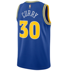 Men's Golden State Warriors Stephen Curry Nike Blue Swingman Jersey