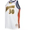 Men's Golden State Warriors Stephen Curry Mitchell & Ness White Big & Tall Hardwood Classics 2008/09 Swingman Jersey