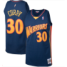 Men's Golden State Warriors Stephen Curry Mitchell & Ness Navy Big & Tall Hardwood Classics Jersey