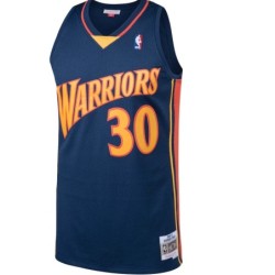 Men's Golden State Warriors Stephen Curry Mitchell & Ness Navy Big & Tall Hardwood Classics Jersey