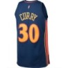 Men's Golden State Warriors Stephen Curry Mitchell & Ness Navy Big & Tall Hardwood Classics Jersey