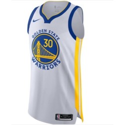 Men's Golden State Warriors Stephen Curry Nike White Authentic Jersey - Association Edition