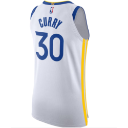 Men's Golden State Warriors Stephen Curry Nike White Authentic Jersey - Association Edition