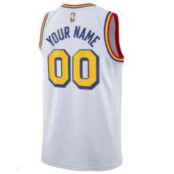 Unisex Golden State Warriors Nike White 2019/20 Custom Swingman Jersey - Classic