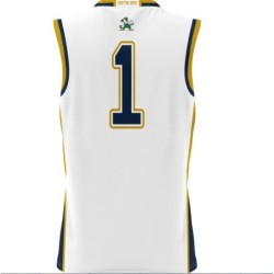 White Notre Dame Fighting Irish Lightweight Basketball Jersey