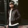 MAVERICK LEATHER BOMBER JACKET In Stock Size XXL