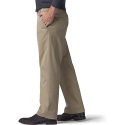 Lee Men's Performance Series Extreme Comfort Straight Fit Pant, Original Khaki, 30W x 32L