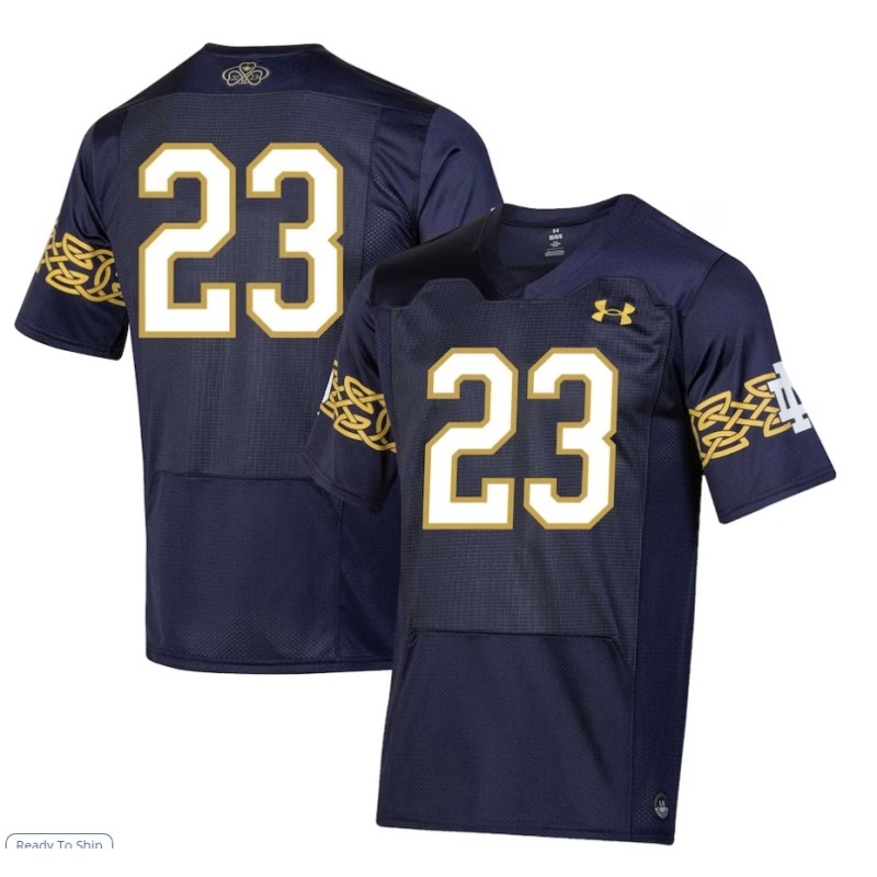 Navy Notre Dame Fighting Irish Aer Lingus College Football Jersey