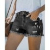 luvamia Women's Casual Mid Rise Denim Shorts,In Stock Size 33