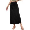 ELSTAROA Women's Casual High Waisted Denim Jean Skirt,In Stock Size XL