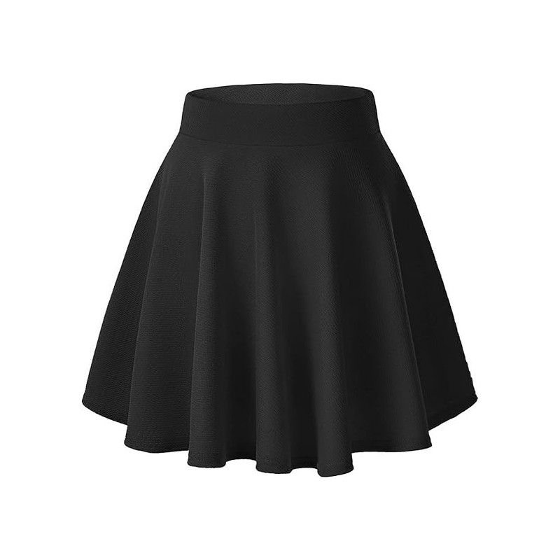 Urban CoCo Women's Versatile  Casual Mini Skater Skirt,In Stock Size M