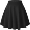 Urban CoCo Women's Versatile  Casual Mini Skater Skirt,In Stock Size M