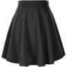 Urban CoCo Women's Versatile  Casual Mini Skater Skirt,In Stock Size M